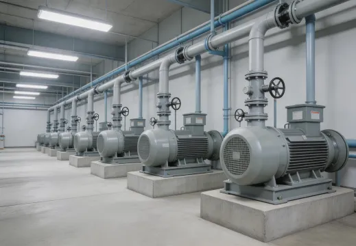 Energy plant pump room